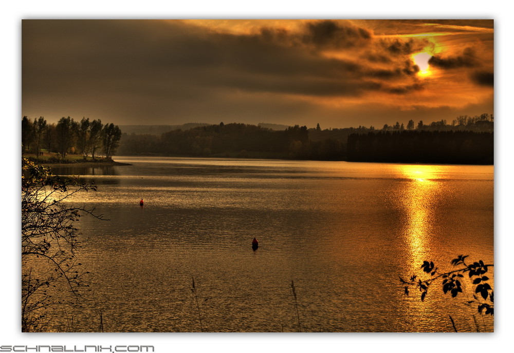 Sonnenuntergang am See