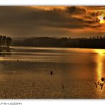 Sonnenuntergang am See