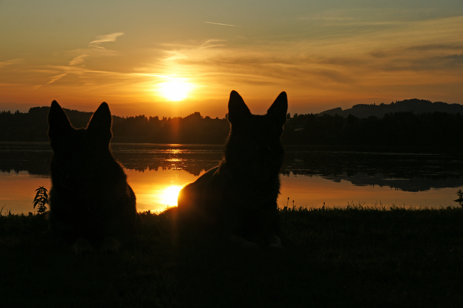 Sonnenuntergang am See