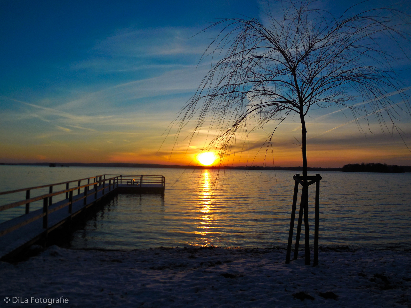 Sonnenuntergang am See