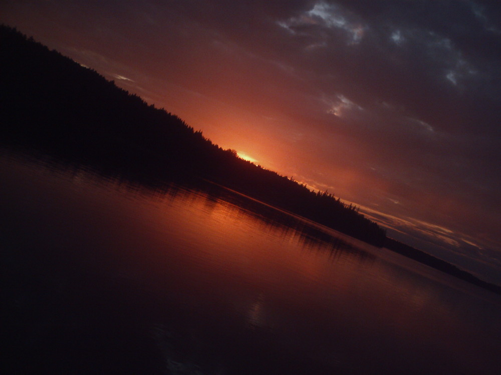 Sonnenuntergang am See