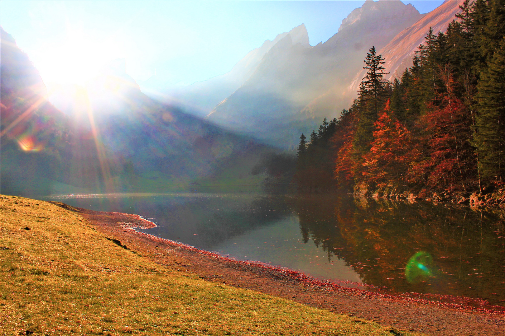 Sonnenuntergang am See