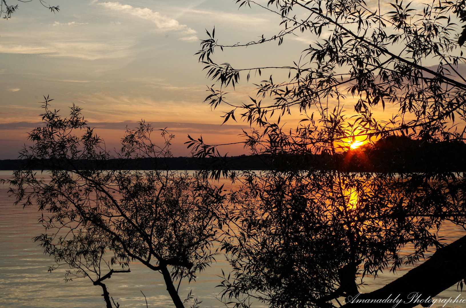 Sonnenuntergang am See