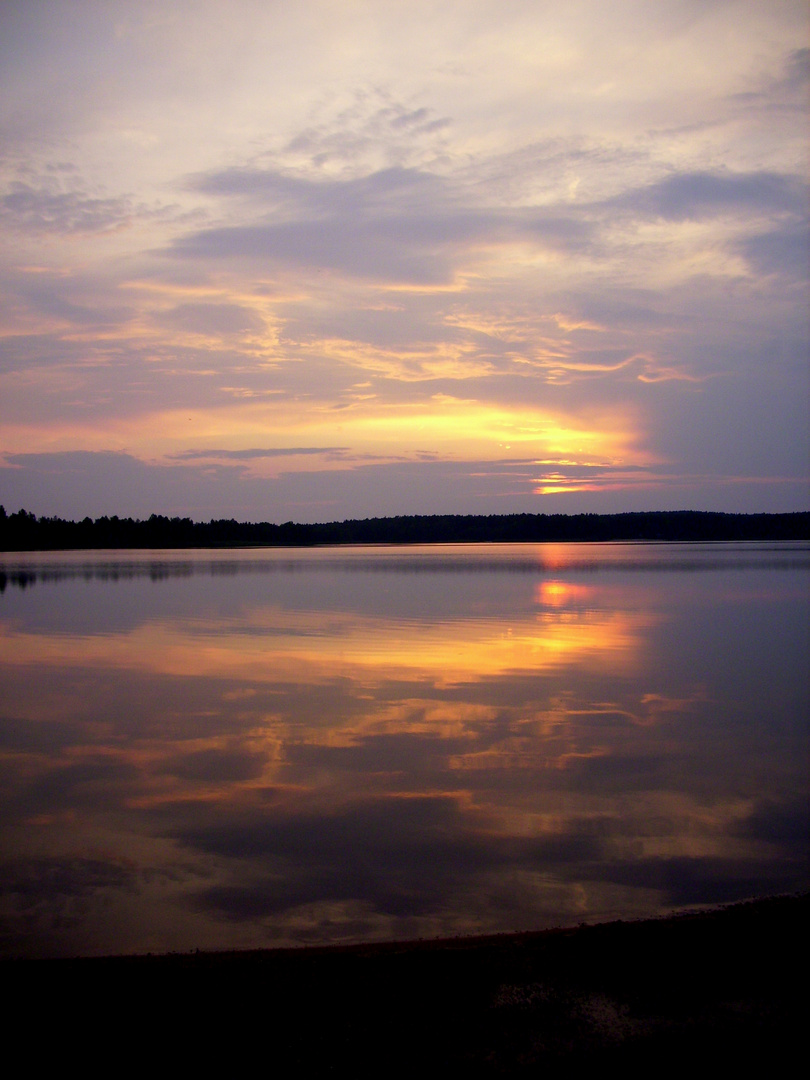 Sonnenuntergang am See