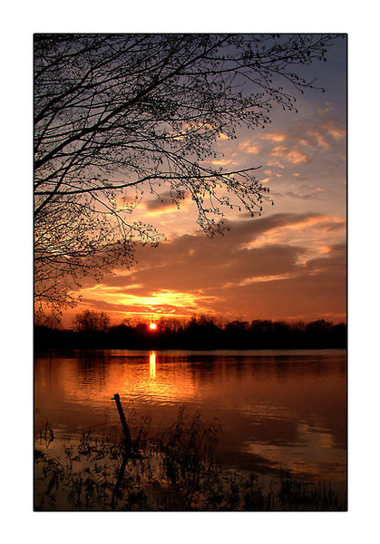 Sonnenuntergang am See