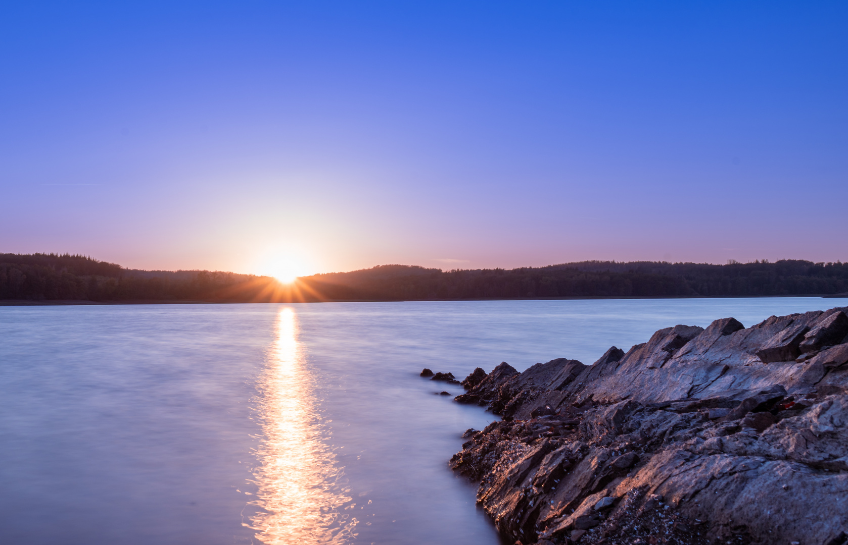 Sonnenuntergang am See