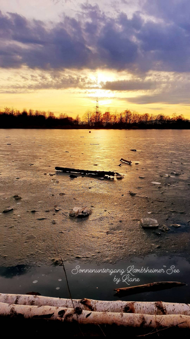 Sonnenuntergang am See 