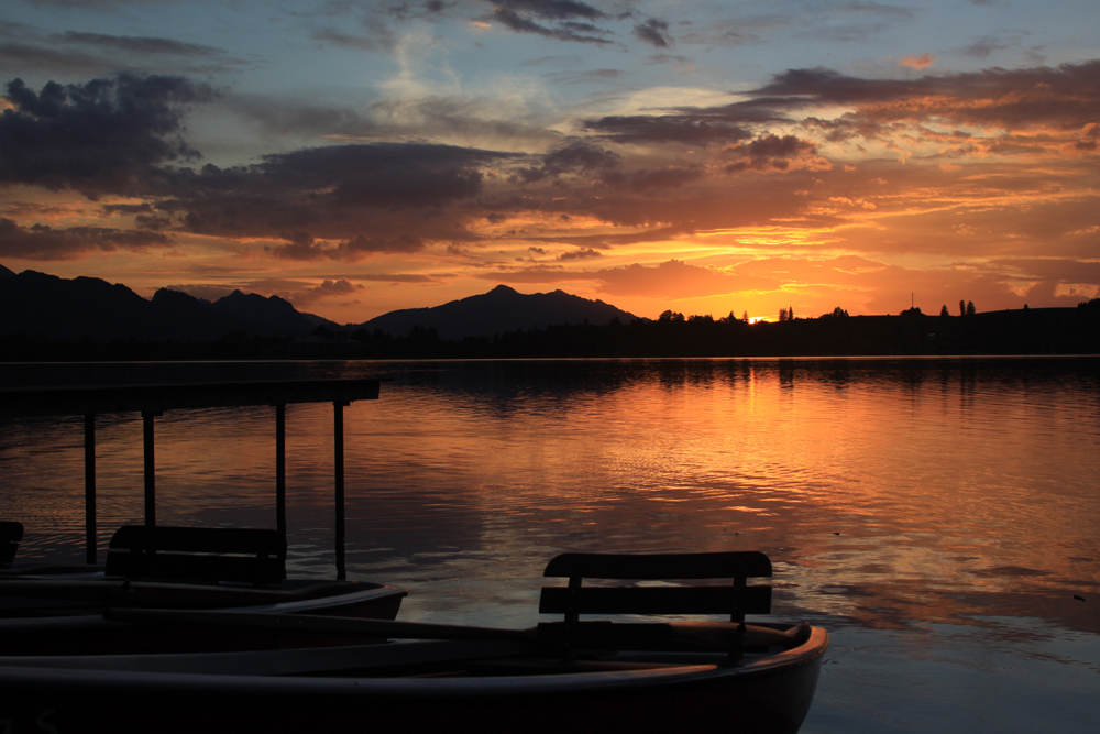 Sonnenuntergang am See