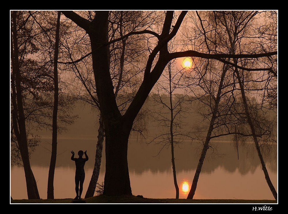 Sonnenuntergang am See