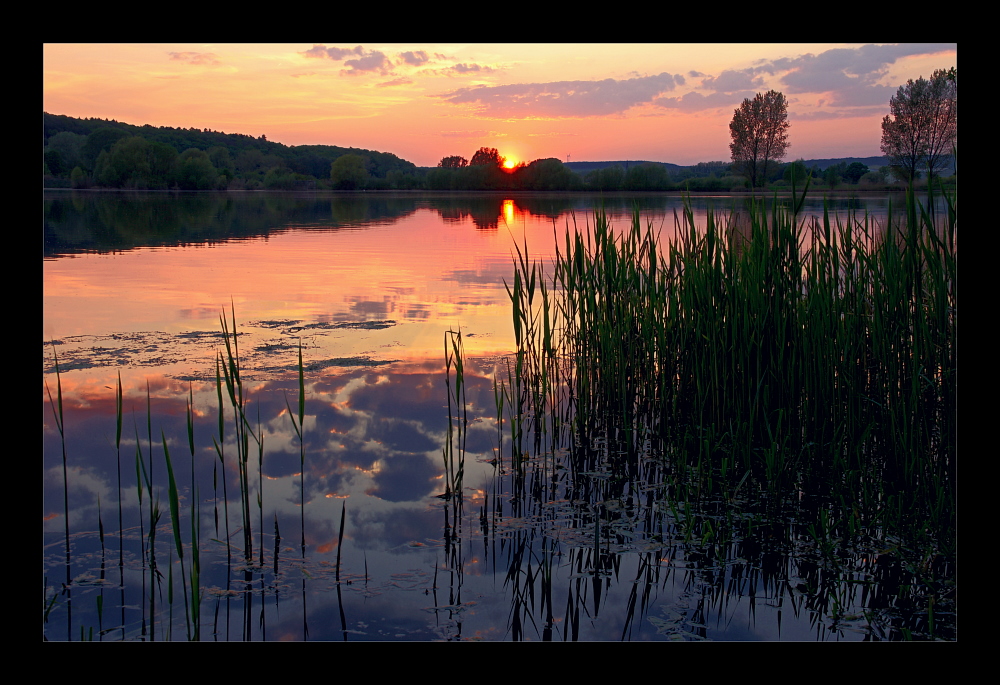 Sonnenuntergang am See