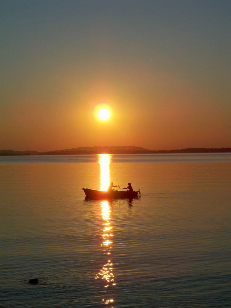 Sonnenuntergang am See