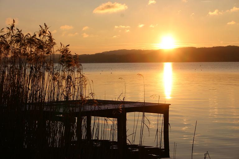 Sonnenuntergang am See