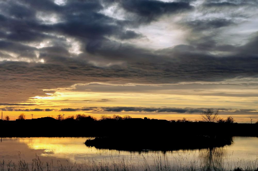 Sonnenuntergang am See... 