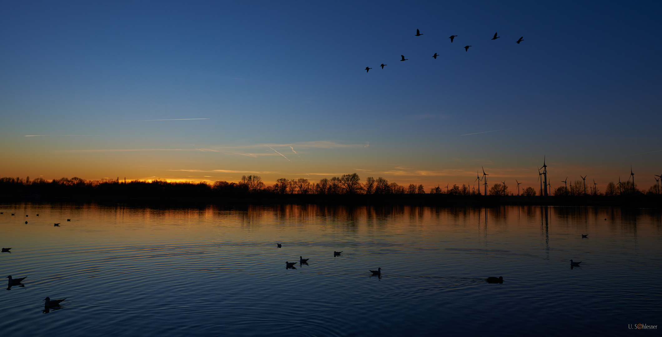 Sonnenuntergang am See