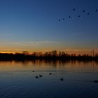 Sonnenuntergang am See