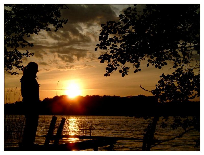 Sonnenuntergang am See