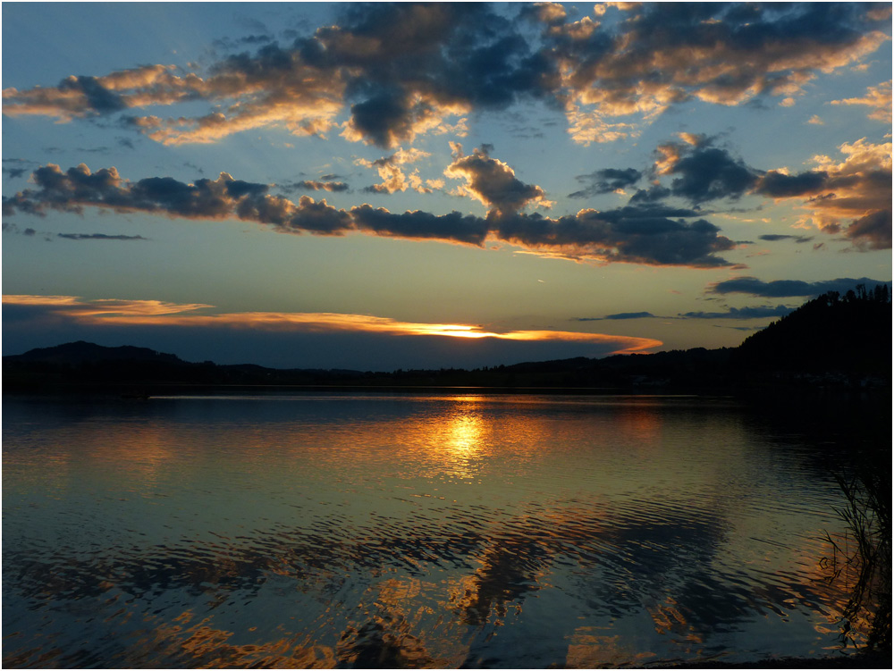 Sonnenuntergang am See