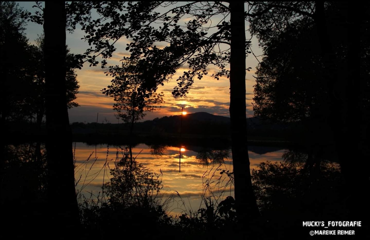 Sonnenuntergang am See 