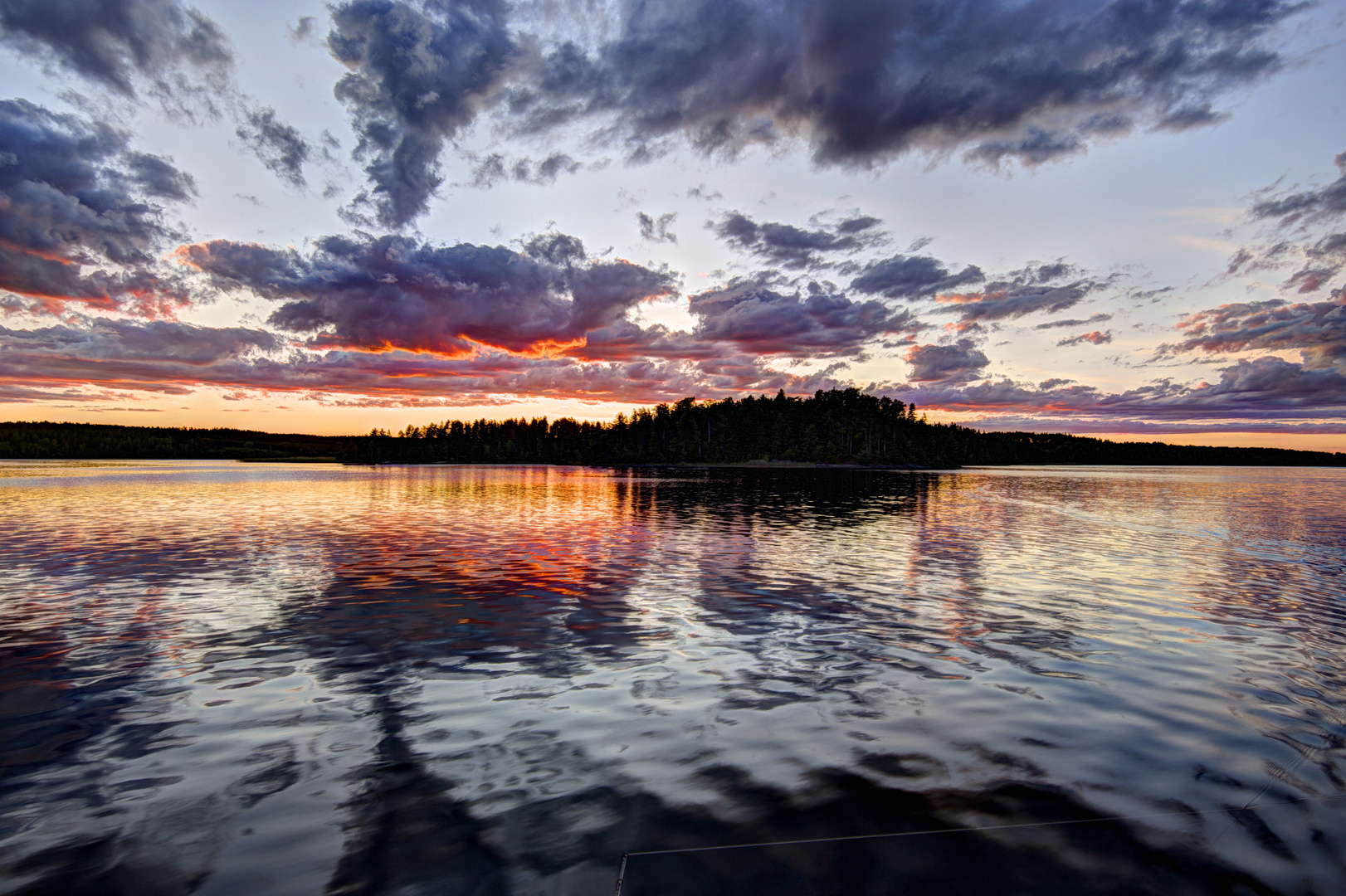 Sonnenuntergang am See