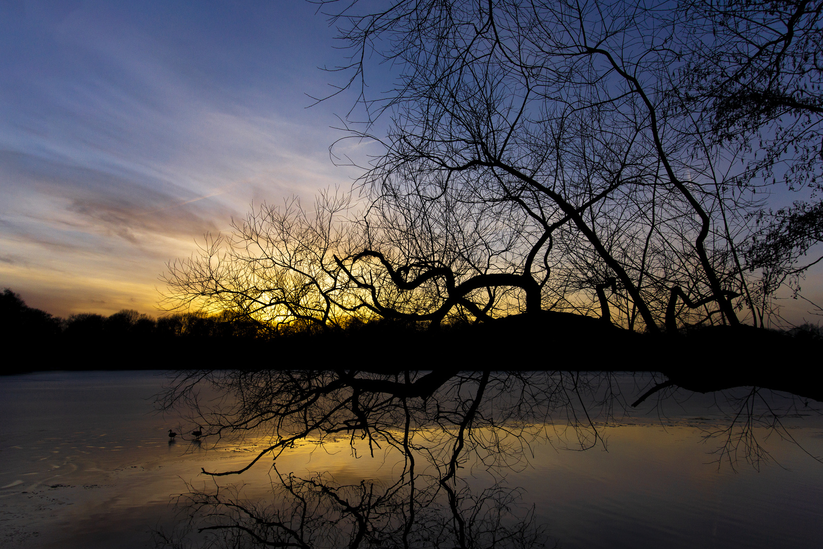 Sonnenuntergang am See