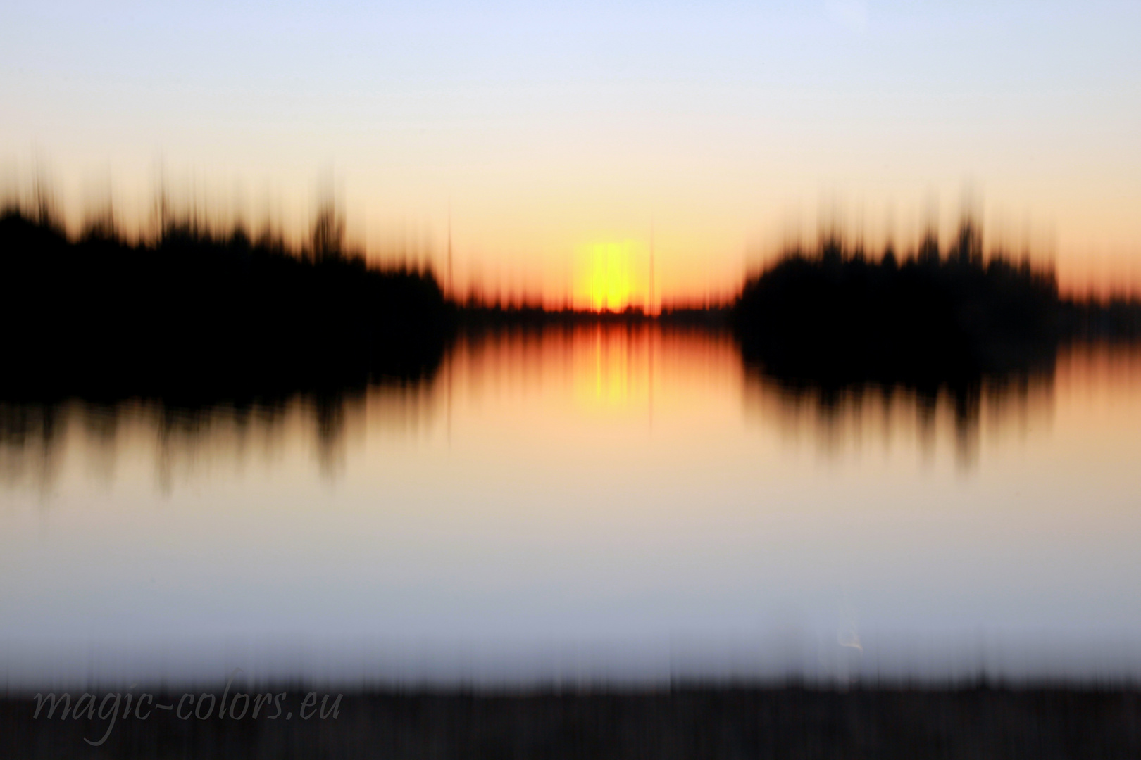 Sonnenuntergang am See