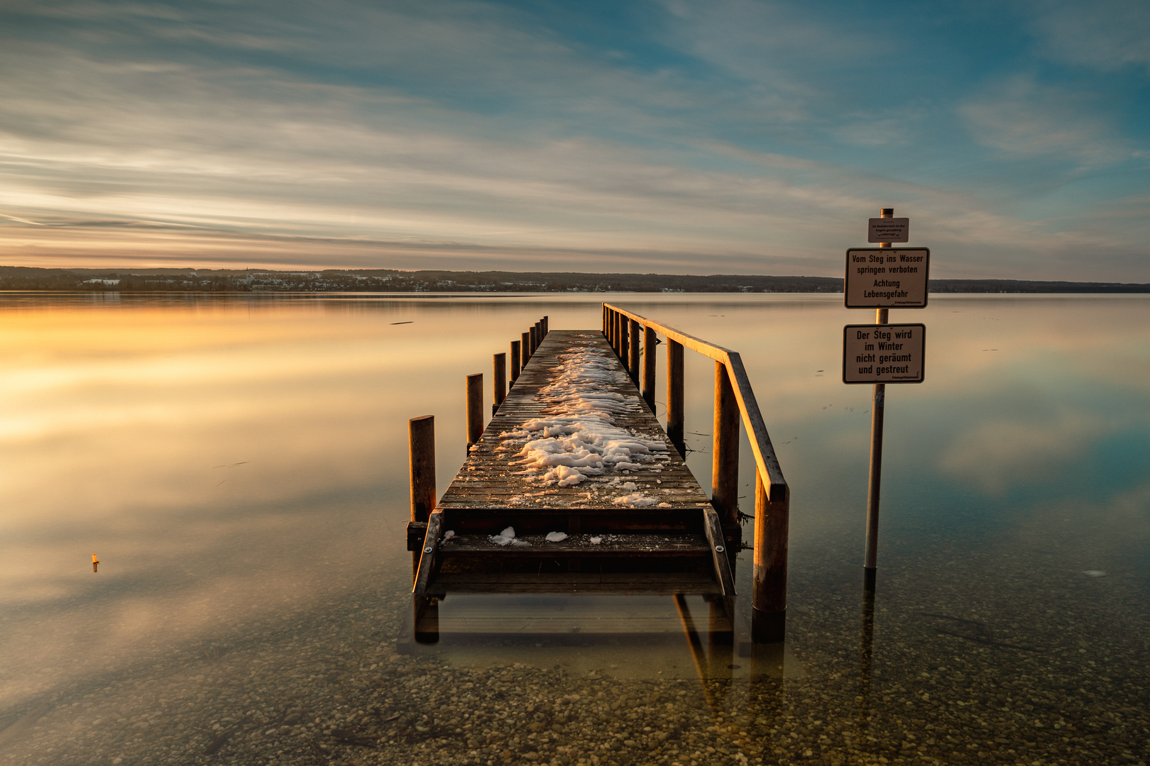 Sonnenuntergang am See