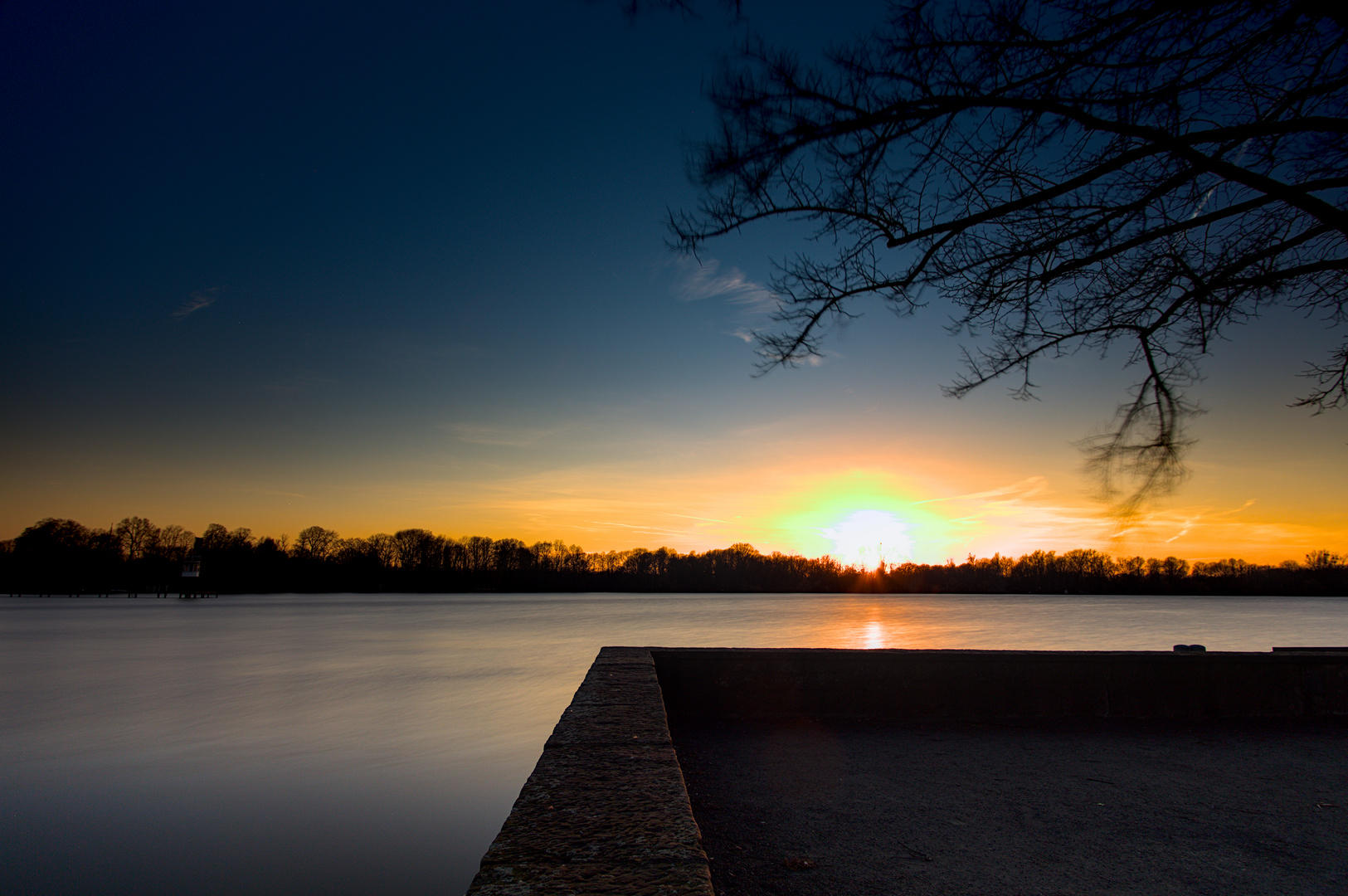 Sonnenuntergang am See