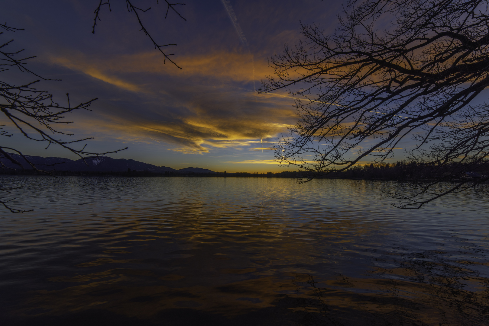 Sonnenuntergang am See