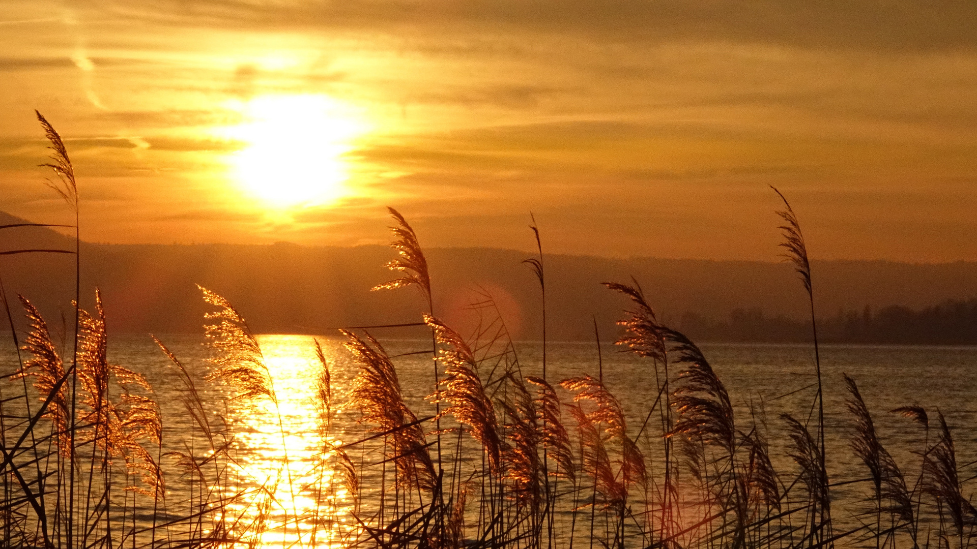 Sonnenuntergang am See