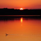 Sonnenuntergang am See 