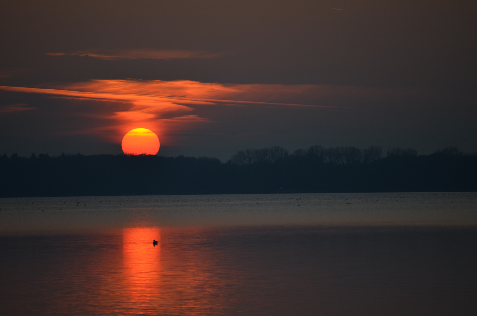 Sonnenuntergang am See