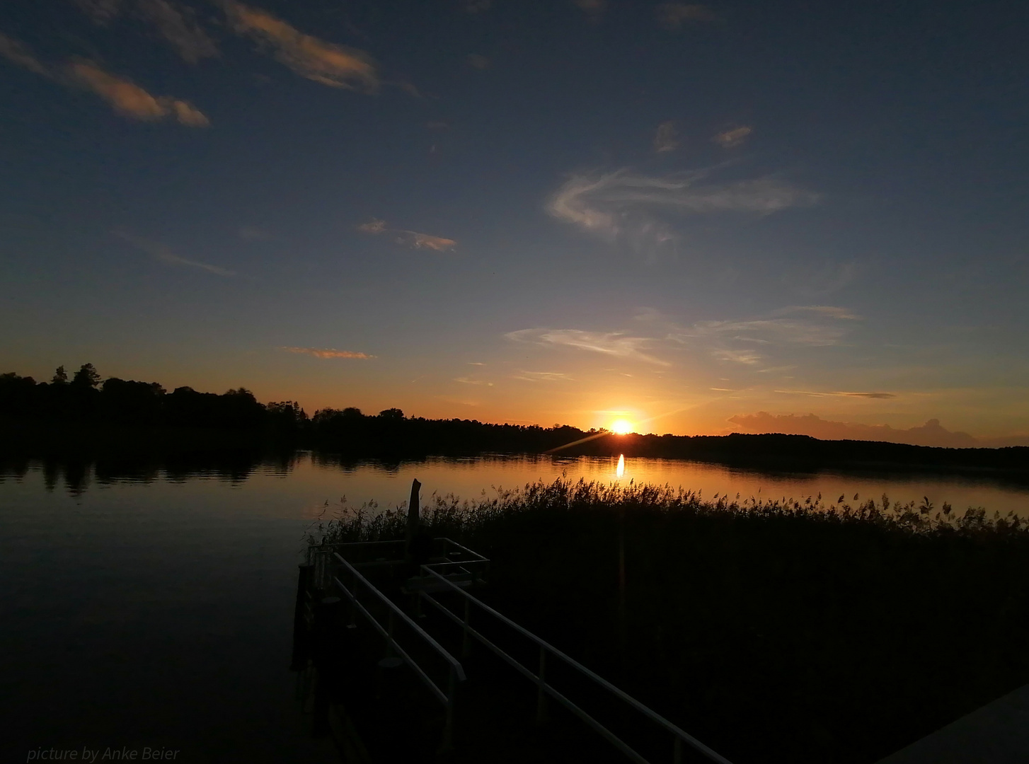 Sonnenuntergang am See