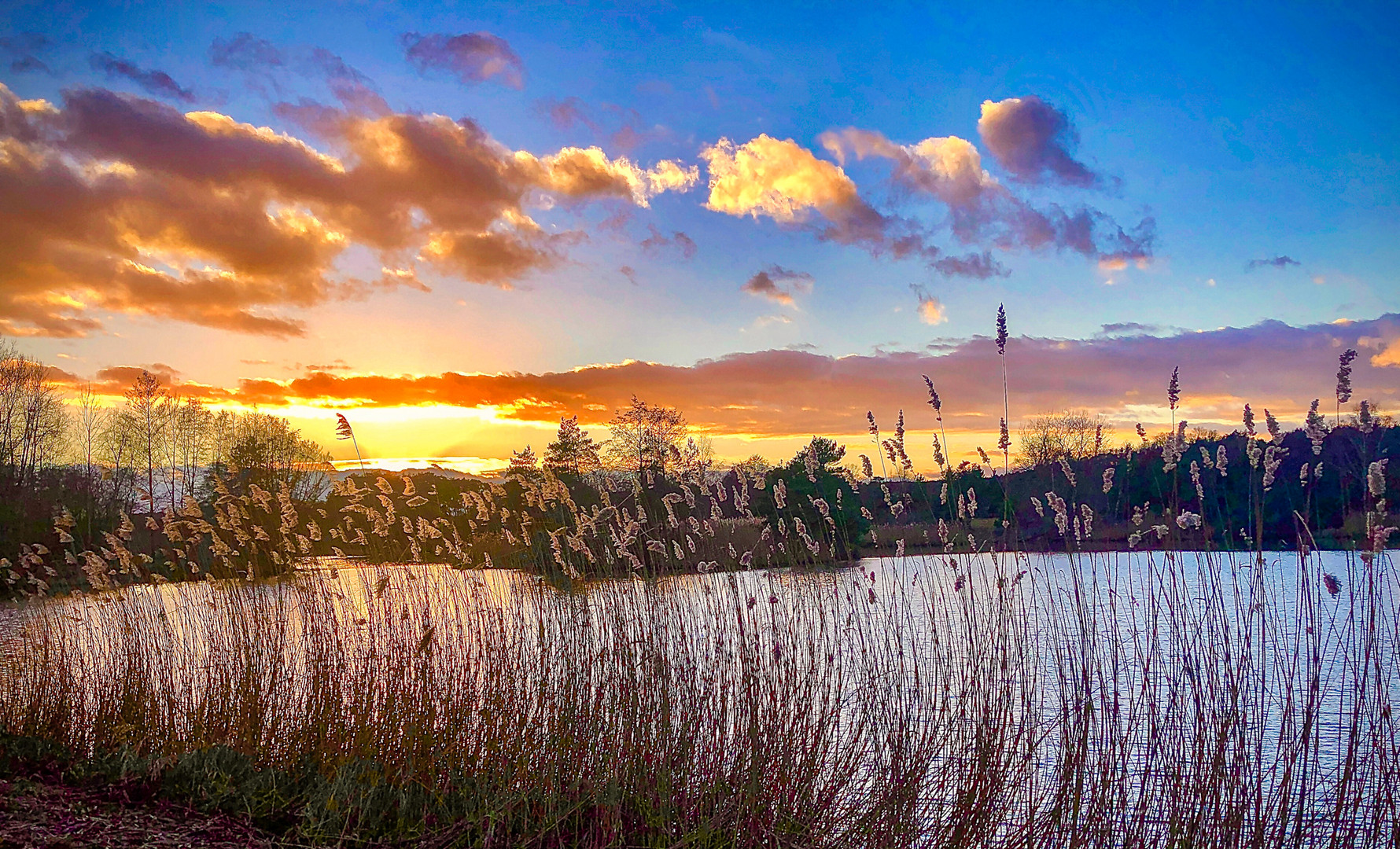 Sonnenuntergang am See