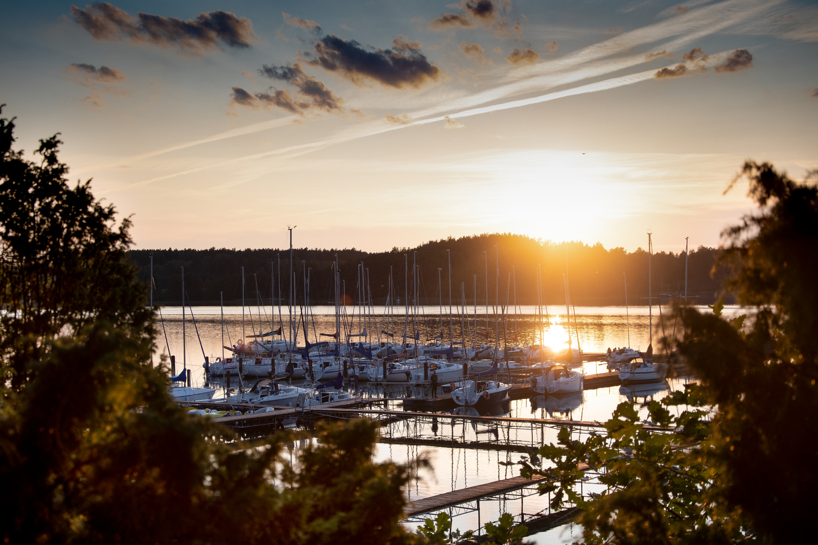 Sonnenuntergang am See