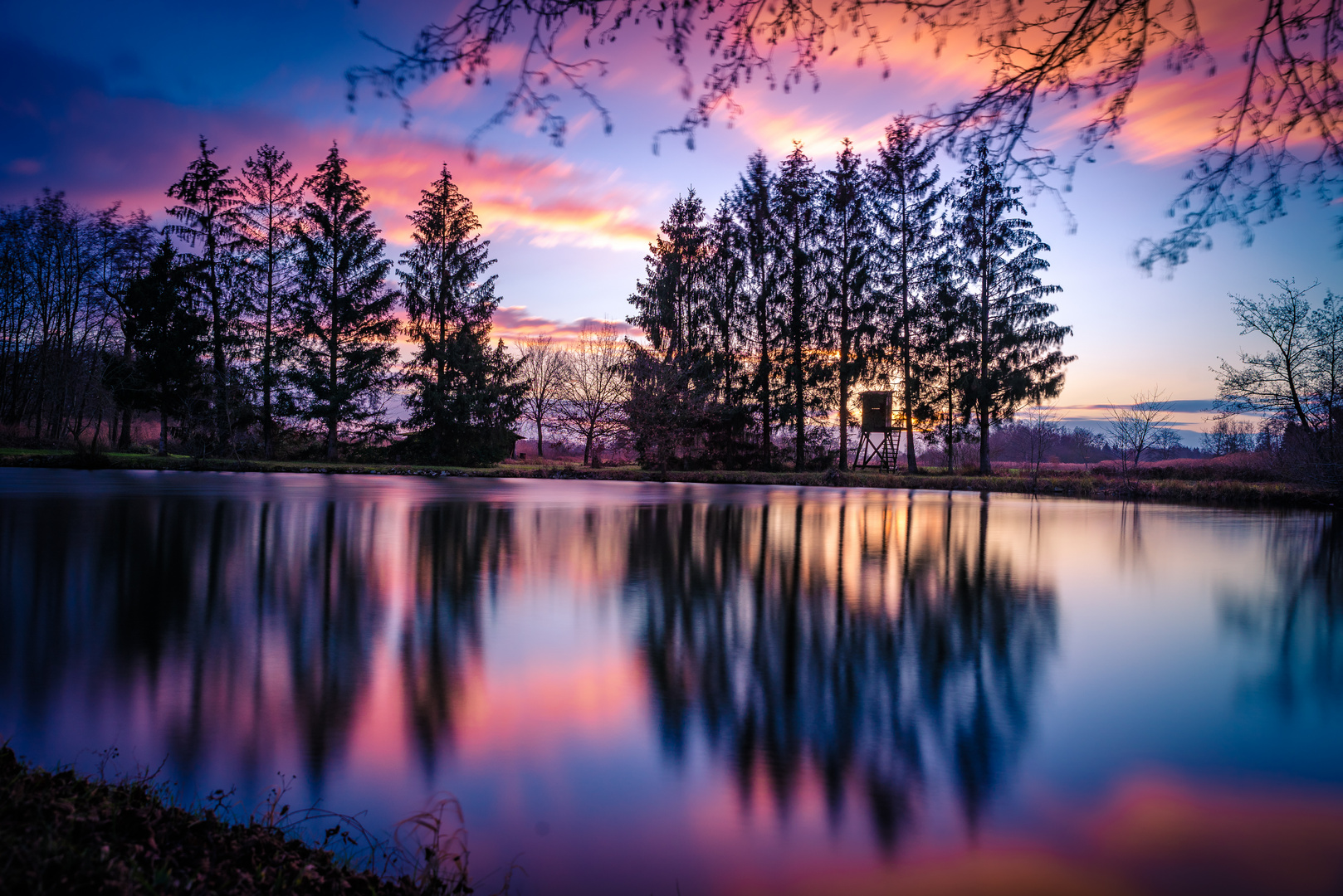 Sonnenuntergang am See