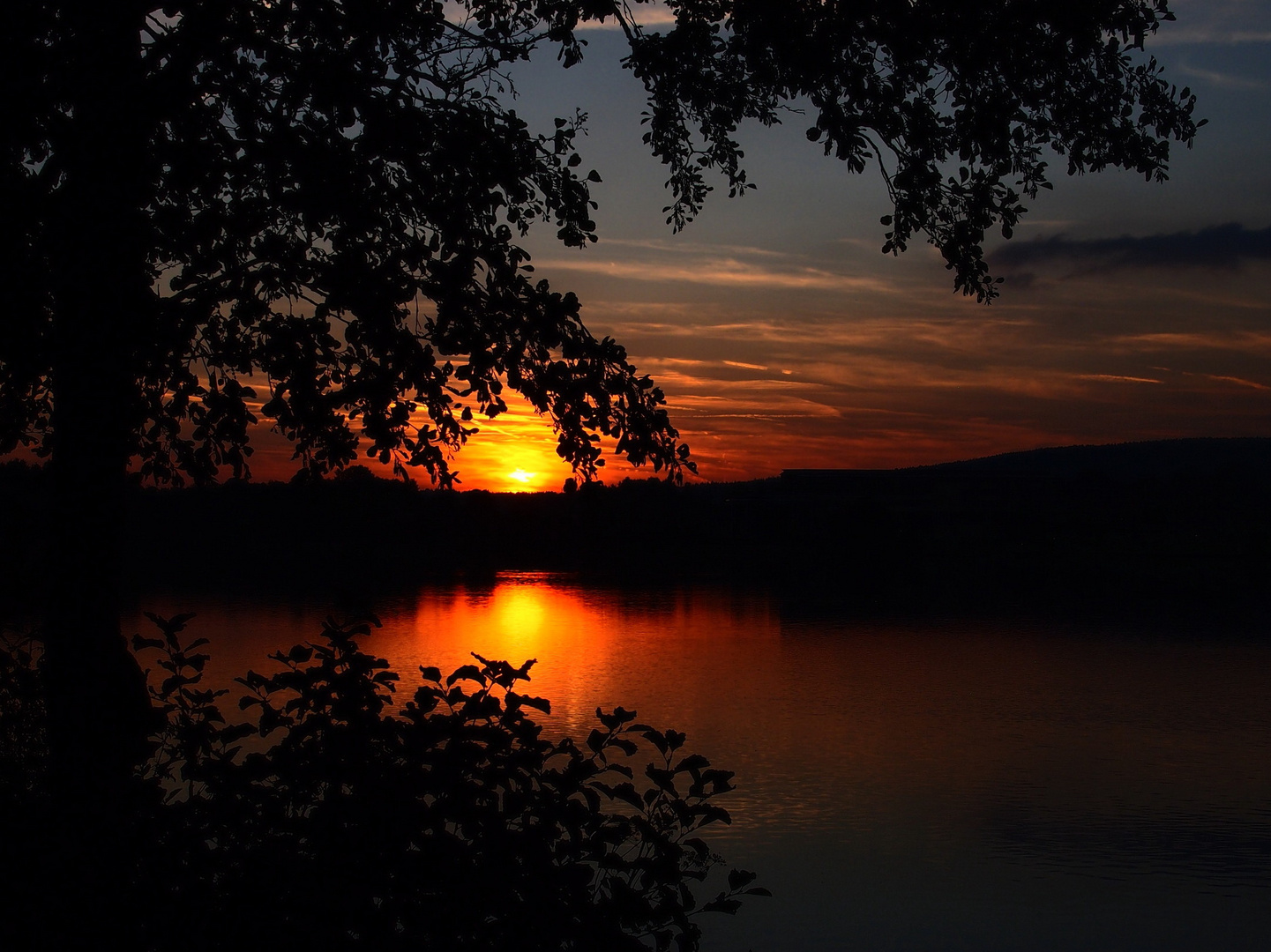 Sonnenuntergang am See