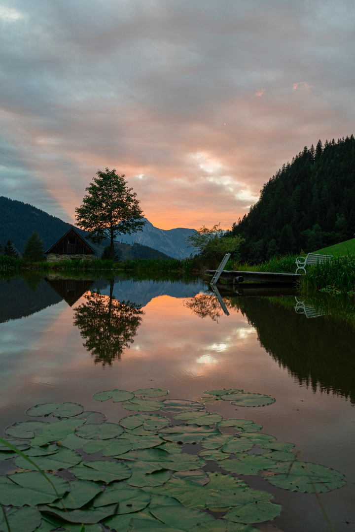 Sonnenuntergang am See