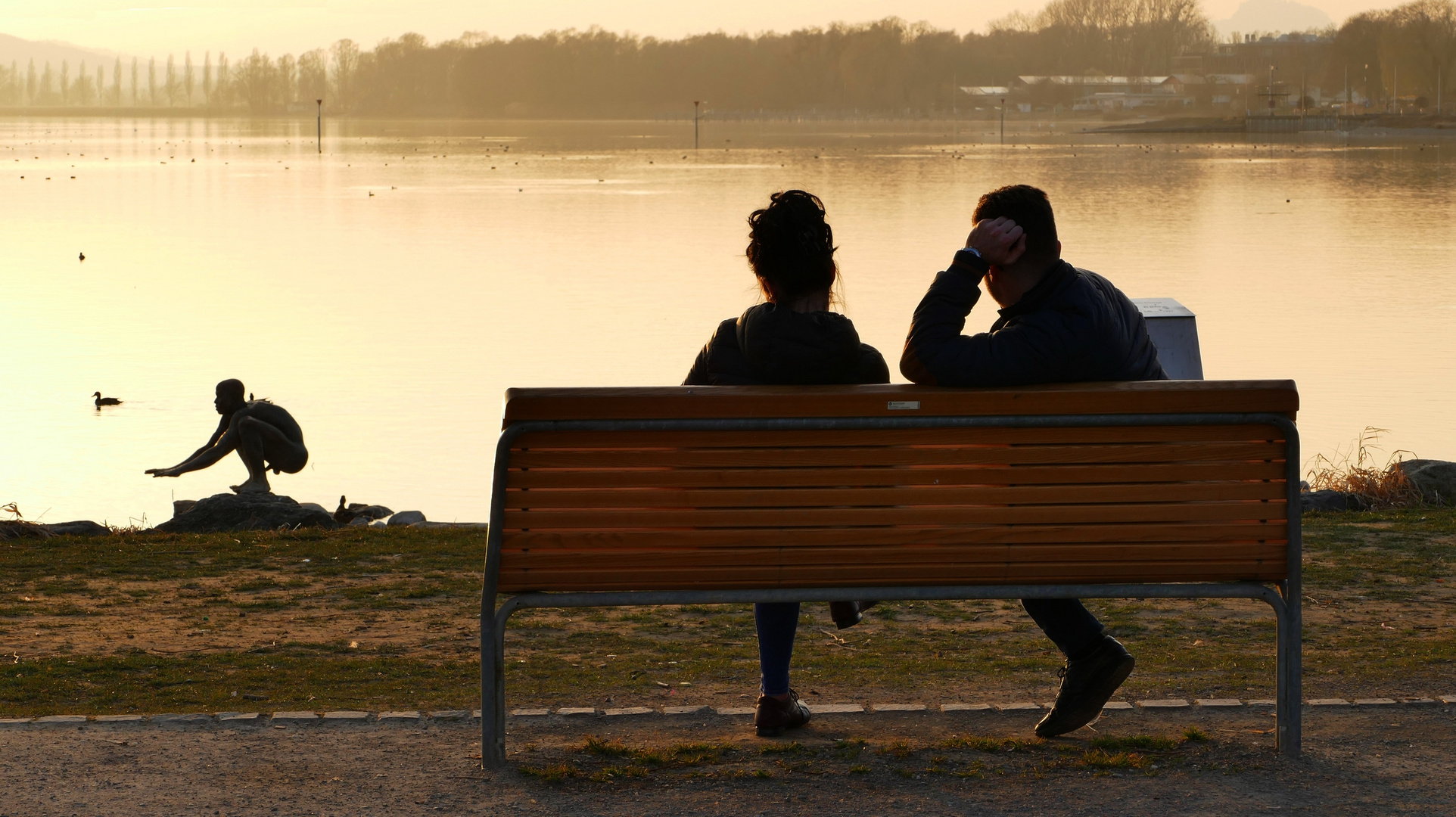 Sonnenuntergang am See