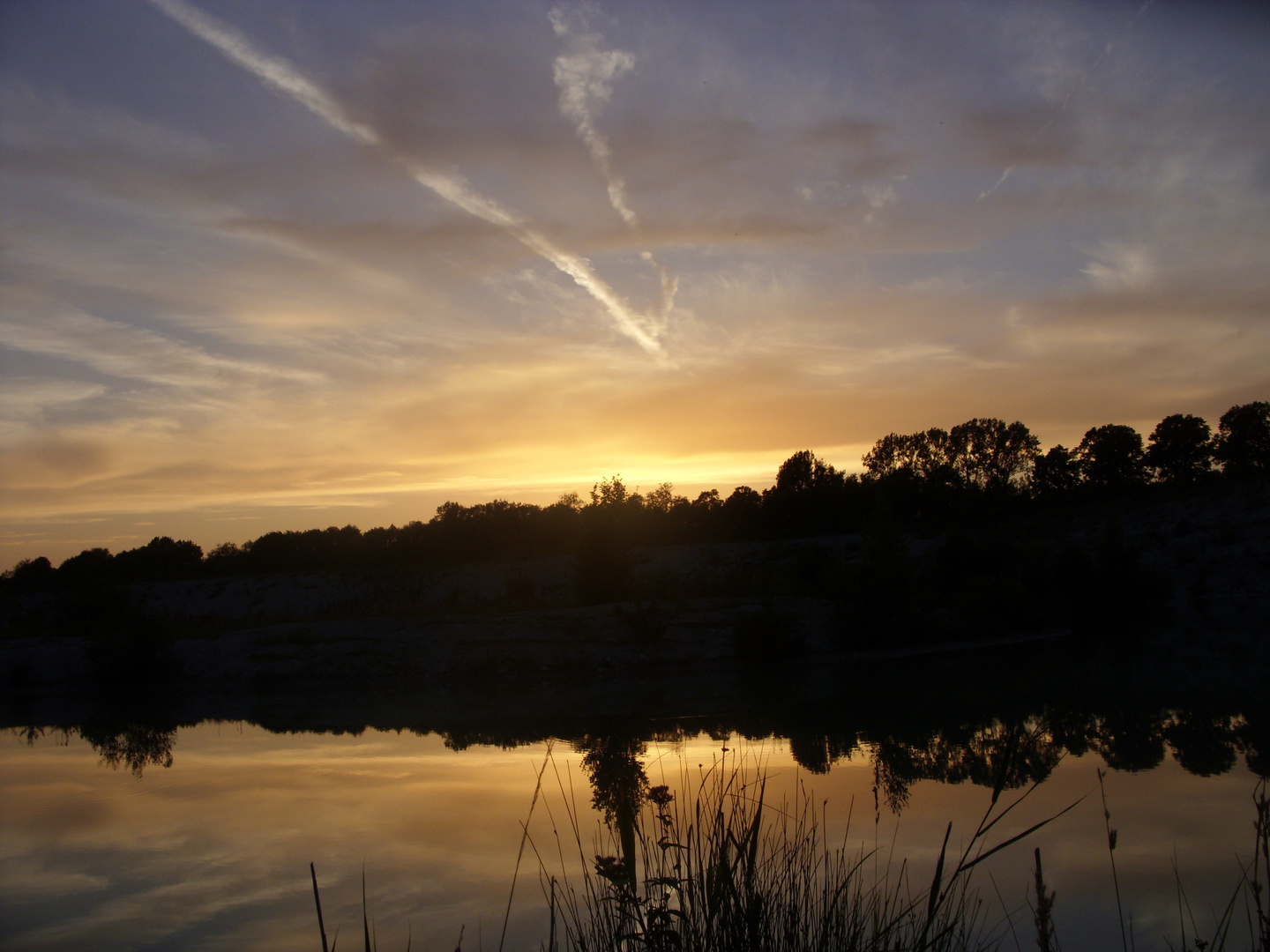 Sonnenuntergang am See....