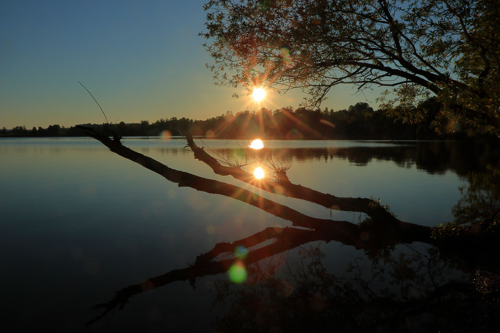 Sonnenuntergang am See