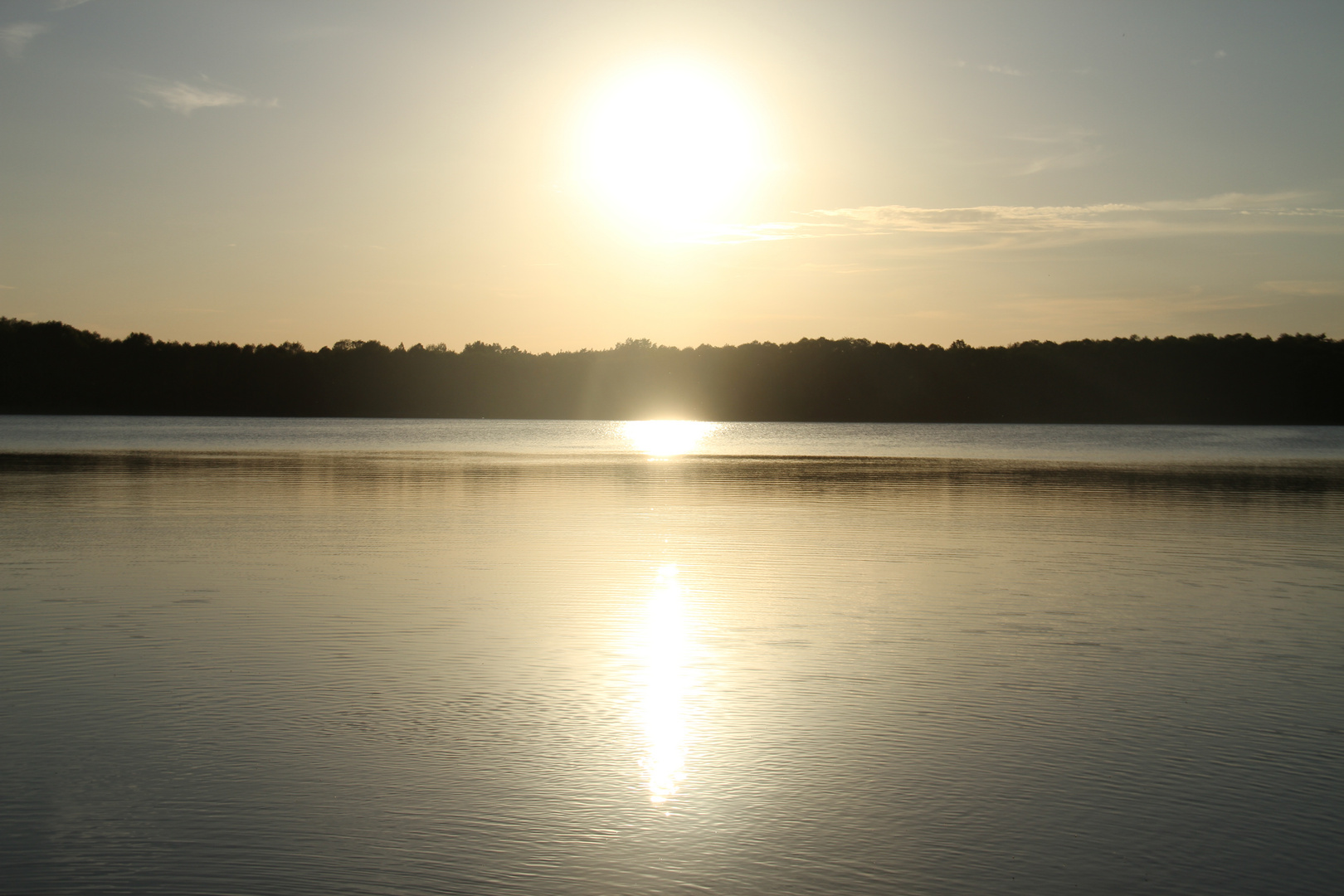 Sonnenuntergang am See