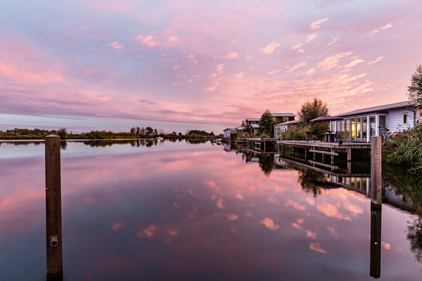 Sonnenuntergang am See 