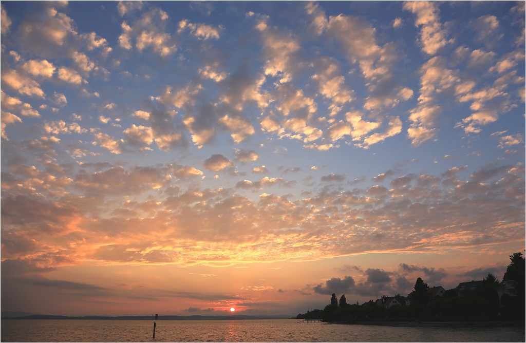 Sonnenuntergang am See