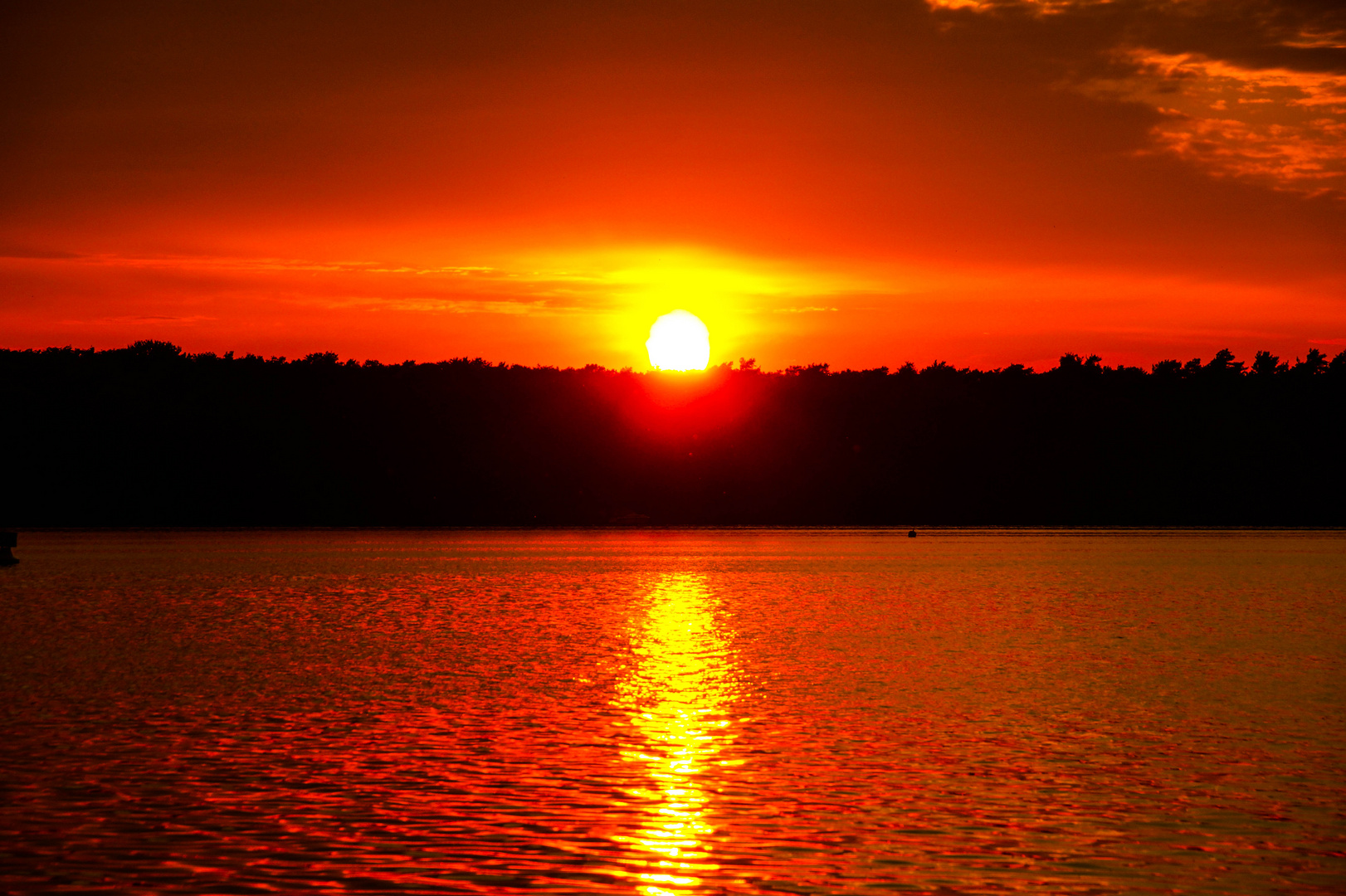 Sonnenuntergang am See