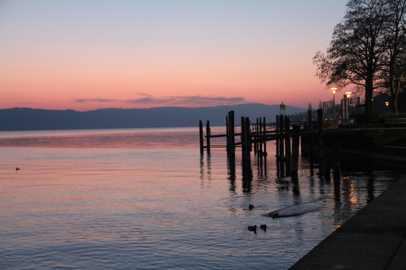 Sonnenuntergang am See