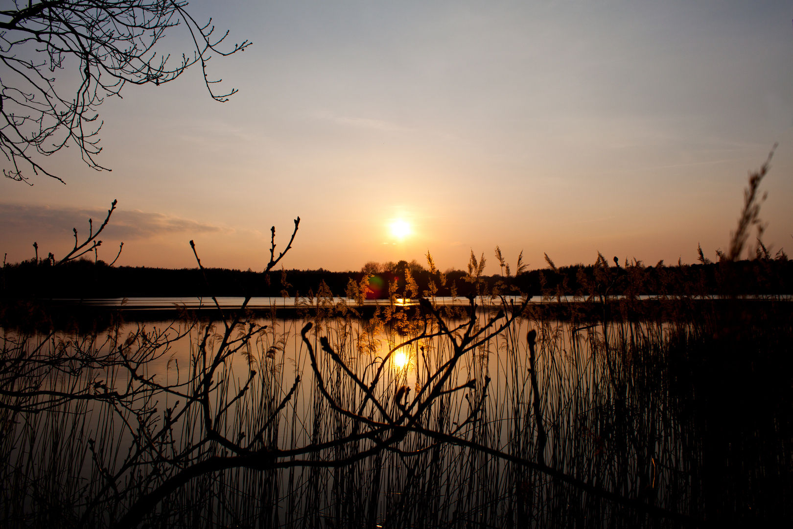 Sonnenuntergang am See