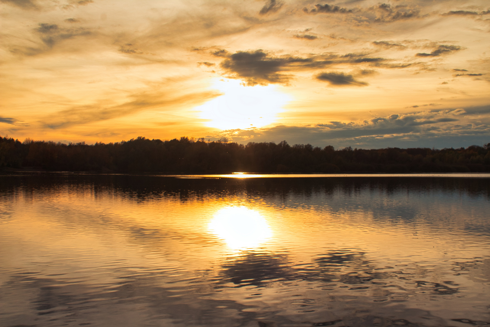 Sonnenuntergang am See