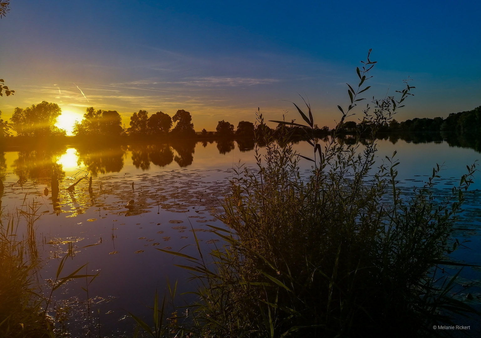 Sonnenuntergang am See