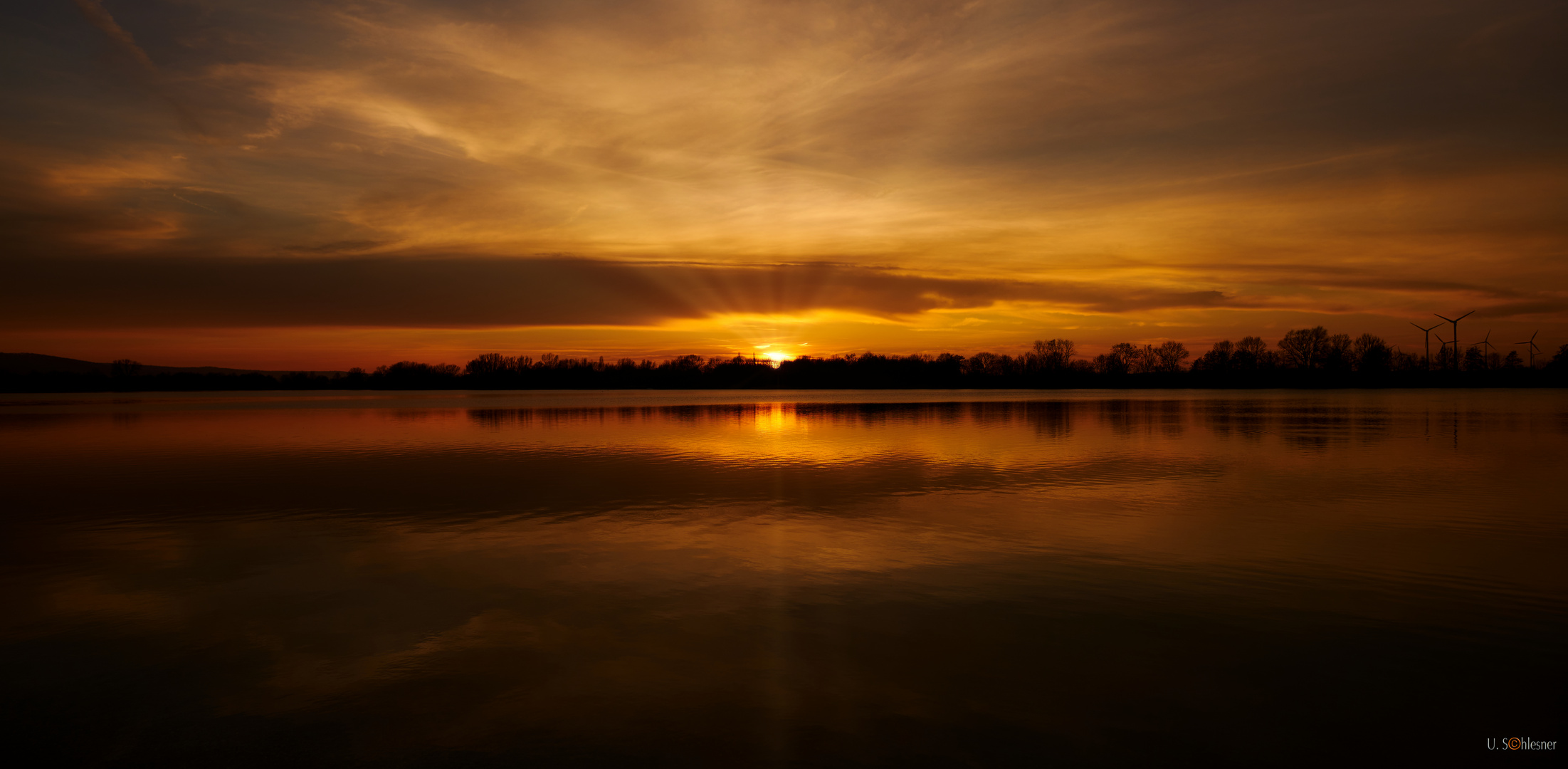 Sonnenuntergang am See