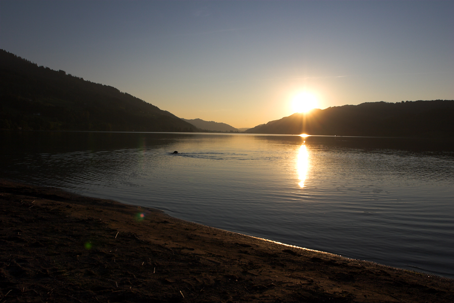 Sonnenuntergang am See II